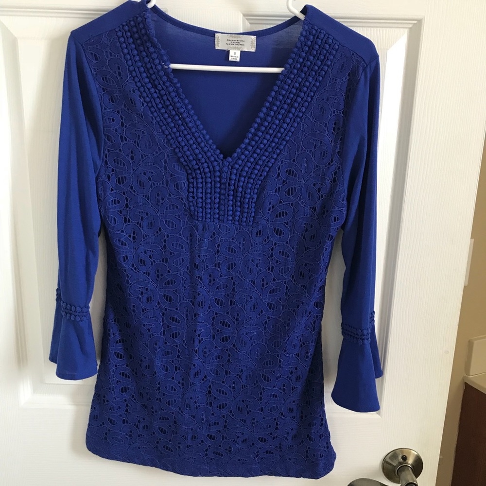 Cobalt Blue Blouse